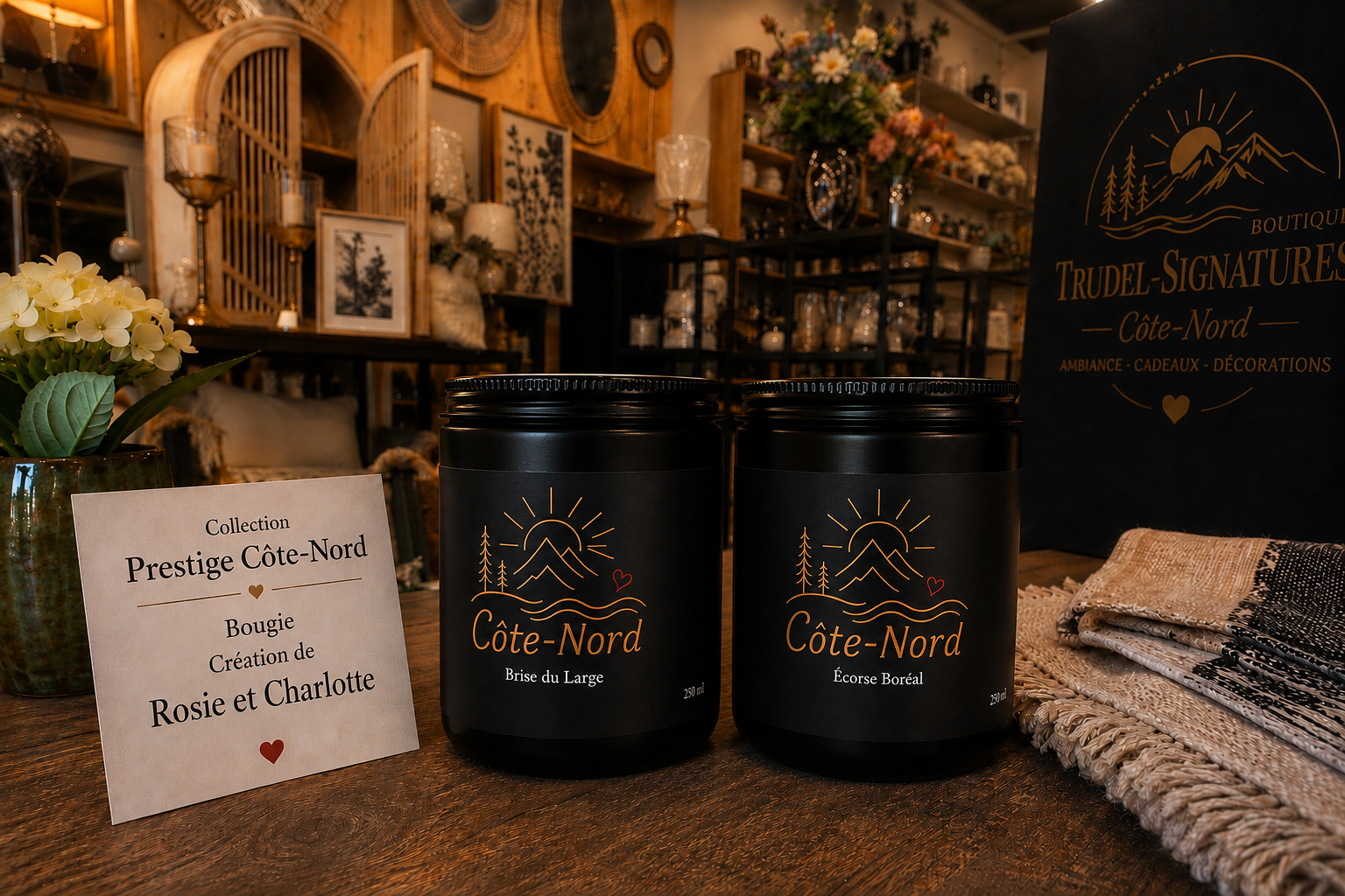Bougie 250ml Collection Prestige Côte-Nord