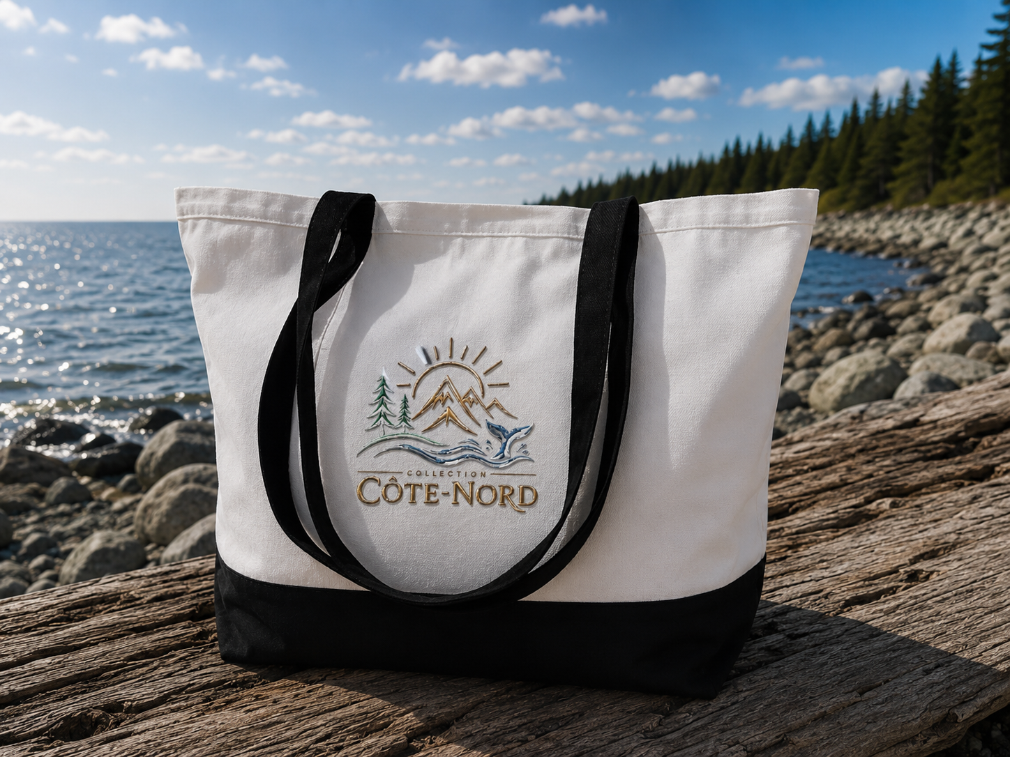 Sac de plage ou voyage Côte-Nord – Collection Prestige