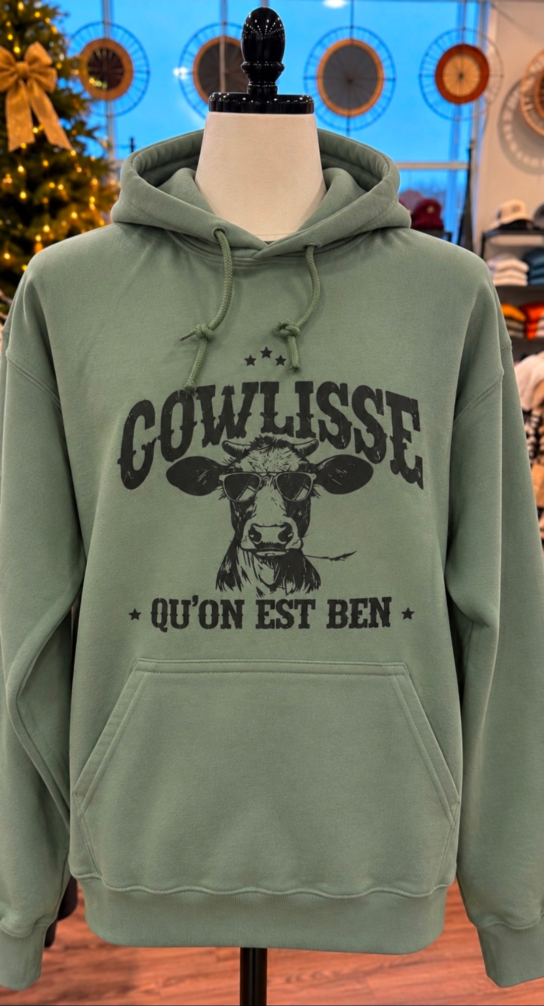 Hoodie « Cowlisse qu’on est bien »