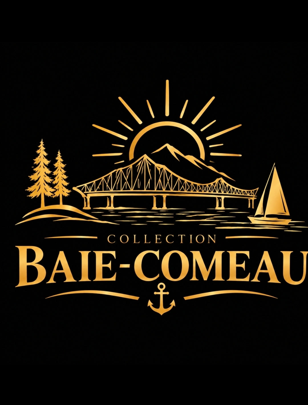 Chandail classique, noir Baie-Comeau