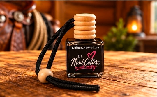 Parfum auto La Nord-Côtière en mode Country