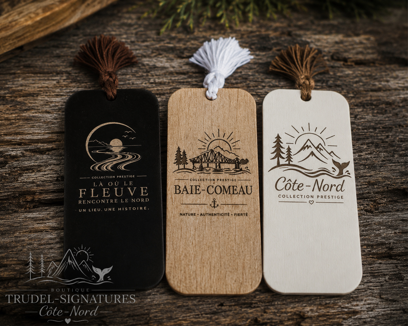 Les 3 signets Collection Prestige Côte-Nord — Fleuve, Baie-Comeau, Côte-Nord