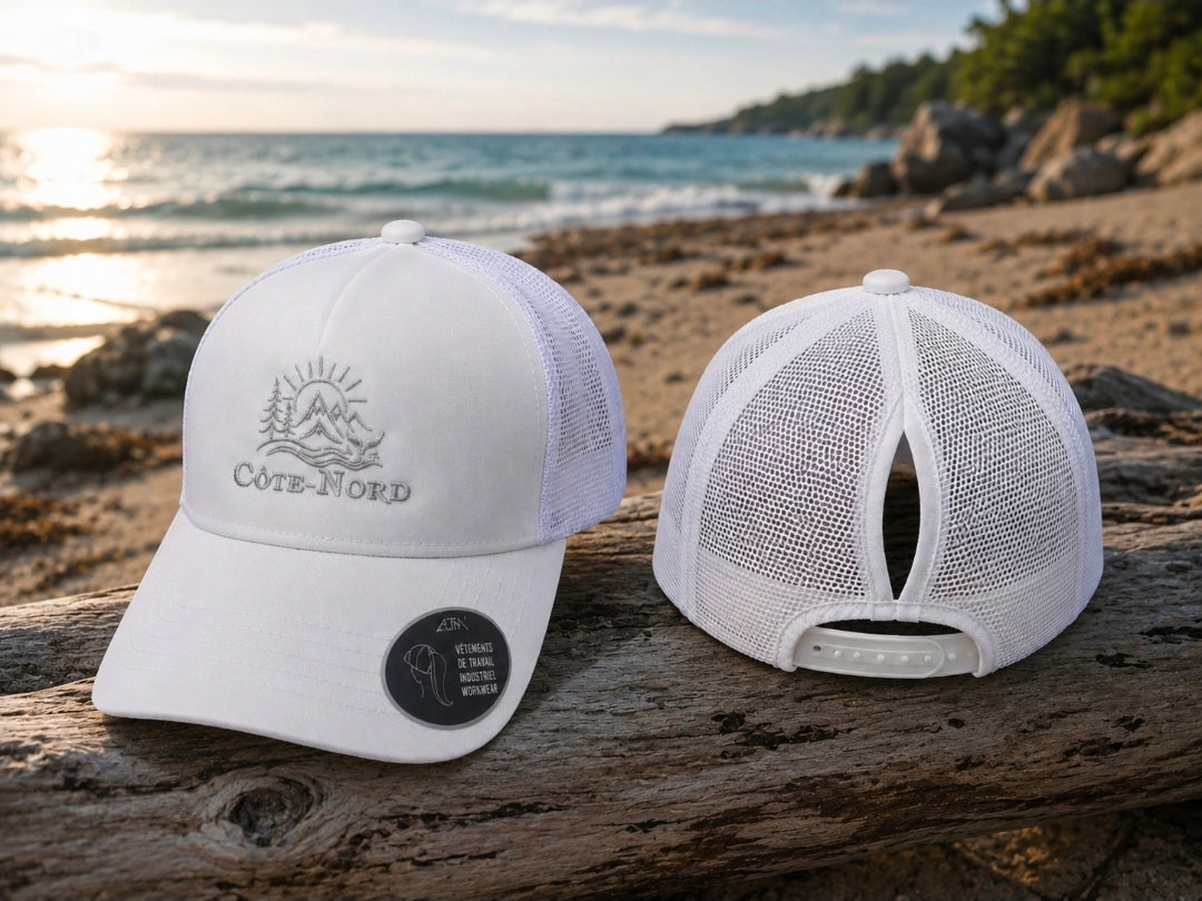Casquette Blanche – Collection Prestige Côte-Nord