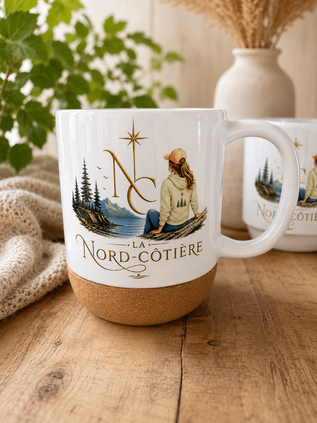 Tasse La Nord-Côtière | Dessous liège amovible – Prestige Féminine