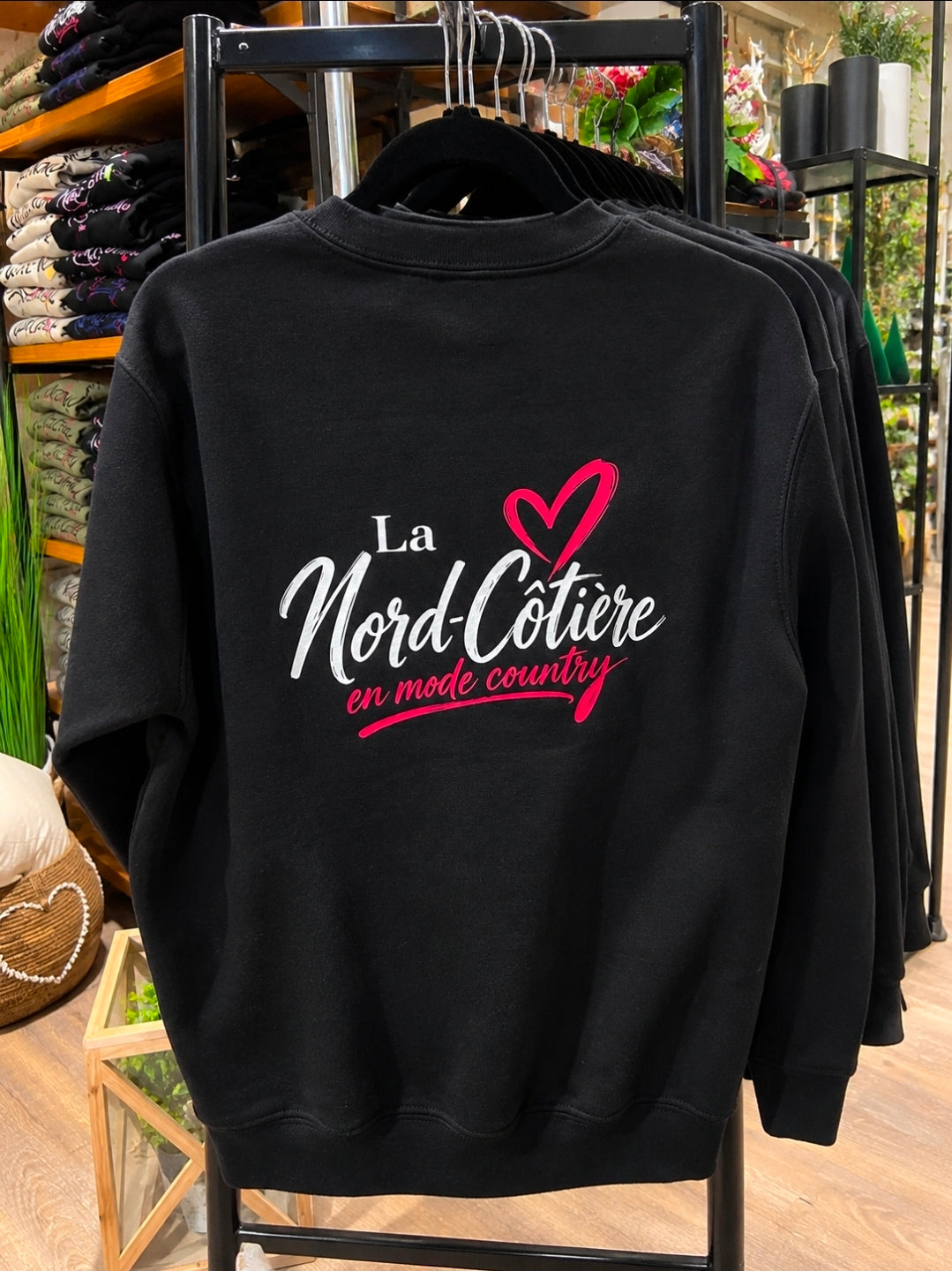 Crewneck La Nord-Côtière en mode Country