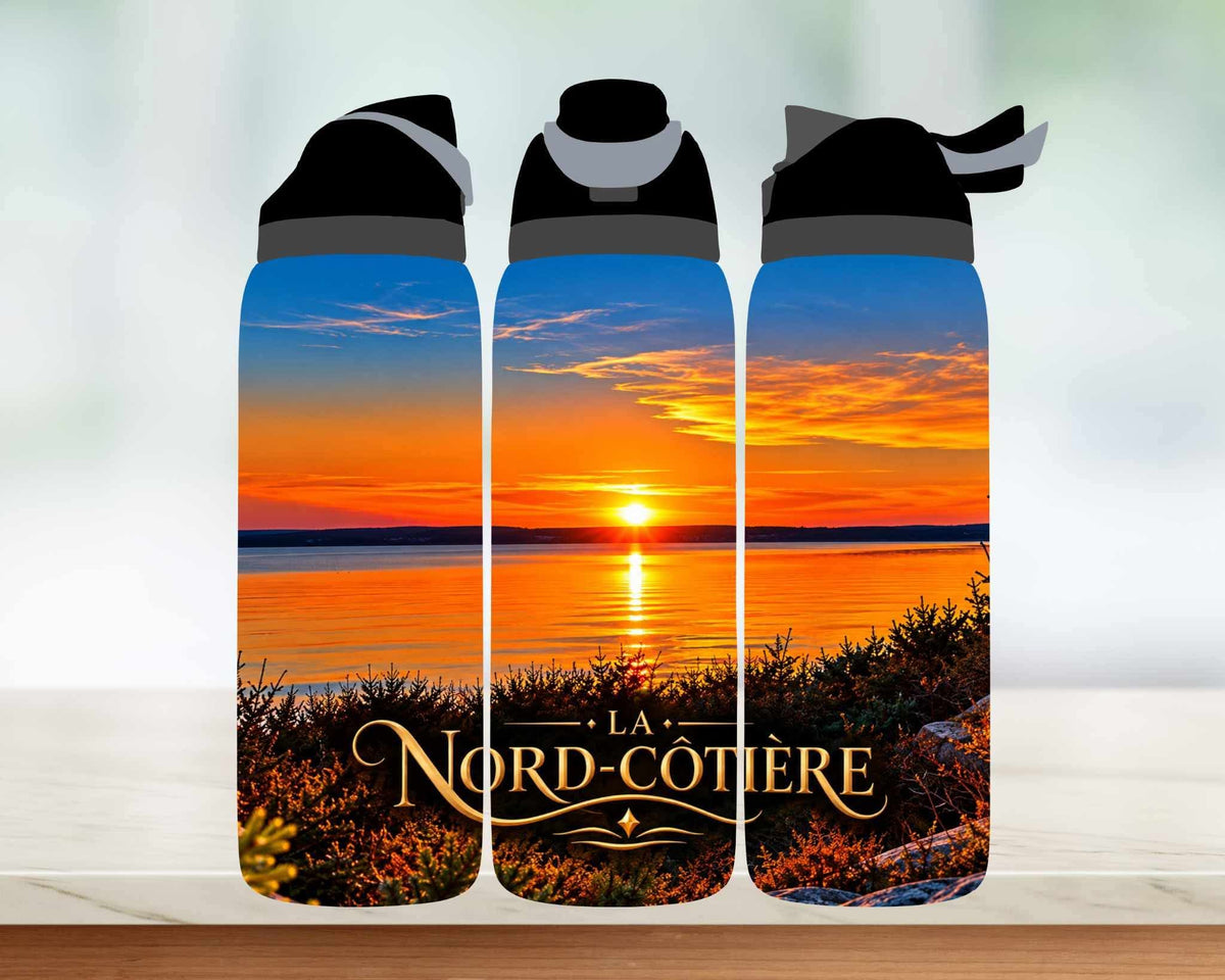 PRÉVENTE | Bouteille 24 oz | La Nord-Côtière, Le Nord-Côtier et Côte-Nord